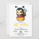 Buscar bumble bee invitaciones baby shower Adorable
