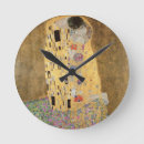 Buscar klimt relojes de pared El beso