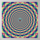 Buscar del fractal posters Azul