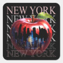 Buscar silueta de la ciudad pegatinas Nueva york