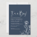 Buscar invitaciones baby shower niño Elegante