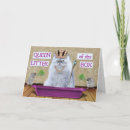 Buscar loca mujer tarjetas e invitaciones Gatos