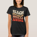 Buscar educación social camisetas Justicia