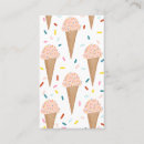 Buscar helado tarjetas de visita Lindo