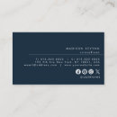 Buscar creativas estándar tarjetas de visita Elegante y elegante
