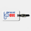 Buscar buceo etiquetas para maletas Deporte
