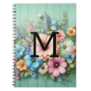 Buscar fondo de madera libretas Flores
