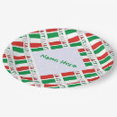 Buscar bandera italiana papel platos Para ellos