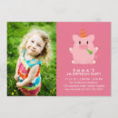 Buscar cerdo lindo invitaciones Para niños