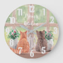 Buscar gato grande relojes de pared Para todos