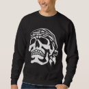 Buscar cráneo sudaderas Blanco y negro