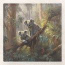 Buscar koala en árbol posavasos Australia
