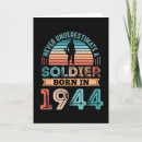 Buscar para los soldados tarjetas de cumpleaños Veterano