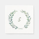 Buscar rama de olivo servilletas Acuarela