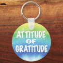 Buscar con gratitud llaveros Actitud de gratitud