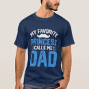 Buscar la princesa del papá camisetas 7 º papa