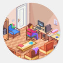 Buscar 8 bits pegatinas Vintage