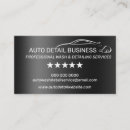 Buscar detalle auto tarjetas de visita Limpieza