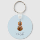 Buscar instrumento musical llaveros Azul