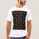 Buscar triángulo negro camisetas Oro