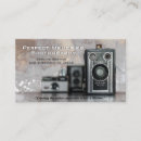 Buscar cámara del vintage tarjetas de visita General y unisex