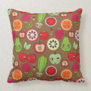 Buscar dibujo animado de la fruta cojines Manzana