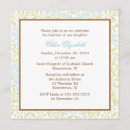 Buscar damasco verde invitaciones Cristiano