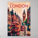 Buscar autobús posters Londres inglaterra