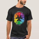 Buscar color primario camisetas Rueda de color