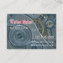 Buscar engranajes steampunk tarjetas de visita Ruedas