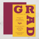 Buscar granate invitaciones Universidad