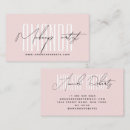Buscar artista maquillaje de tarjetas de visita Elegante