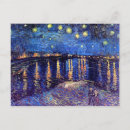 Buscar pintura de la noche estrellada postales Río