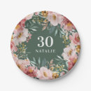 Buscar floral platos Moderno