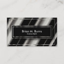 Buscar negro y plata metalizada tarjetas de visita General y unisex