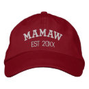 Buscar rojo y blanco gorras Para ella