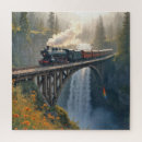 Buscar tren del vintage puzzles General y unisex