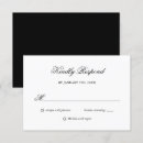 Buscar black and white tarjetas rsvp Simple