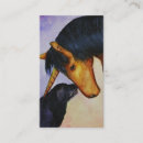 Buscar arte original tarjetas de visita Perro