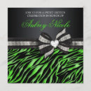 Buscar verde lima y negro invitaciones Para ella