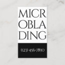 Buscar maquillaje permanente tarjetas de visita Microblando