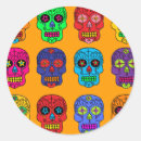 Buscar sugar skull pegatinas Día de los muertos