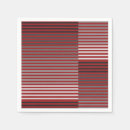 Buscar rayas negras y rojas servilletas Negro