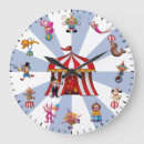 Buscar circo relojes de pared Payaso