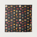 Buscar de la comida arte Retro