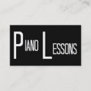 Buscar lecciones piano de tarjetas de visita 6 º lección