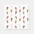 Buscar conos de helado servilletas General y unisex