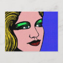 Buscar popart postales Mujer
