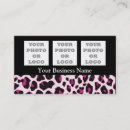 Buscar piel animal tarjetas de visita Clientes