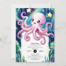 Buscar pulpo invitaciones Niños